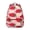 Red, variant on Buffalo Plaid Backpack Red and Black Checkered Pattern Rustic Farmhouse Plaid Print Bag for Students