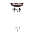thumbnail image 3 of CarpNettore Bird Bath Bowl Deck Wildbird Drinking Gift Patio Bird Feeder Tray with Stake, 3 of 9