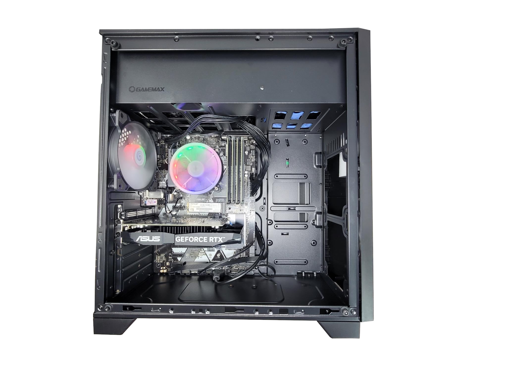 Odyssey Nova V2 Custom Gaming PC, RGB LED Fans, Intel Core i5 upto 4.1GHz, 16GB DDR4 RAM, 1TB NVMe SSD, GeForce RTX 3050 6GB GDDR6 Wi-Fi BT Windows 11 Pro