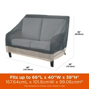 Modern Leisure Renaissance Ultralite Patio Loveseat Cover, 66L x 40W x 39H, Gray