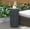 Black, variant on MOALCOFER 15,000 BTU Propane Fire Pit Table,11'' Round Graphite Base, Includes Lava Rocks, Waterproof Cover