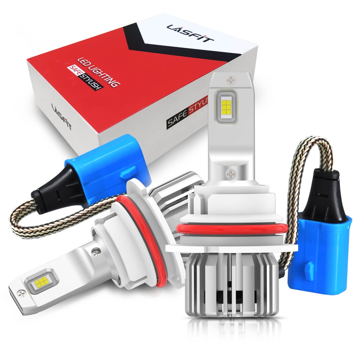 HB5 9007 Dual LED 1080W 162000LM Headlight Conversion Bulbs White 6000K HI/LO HB5 9007 Dual LED 1080W 162000LM Headlight Conversion Bulbs White 6000K HI/LO