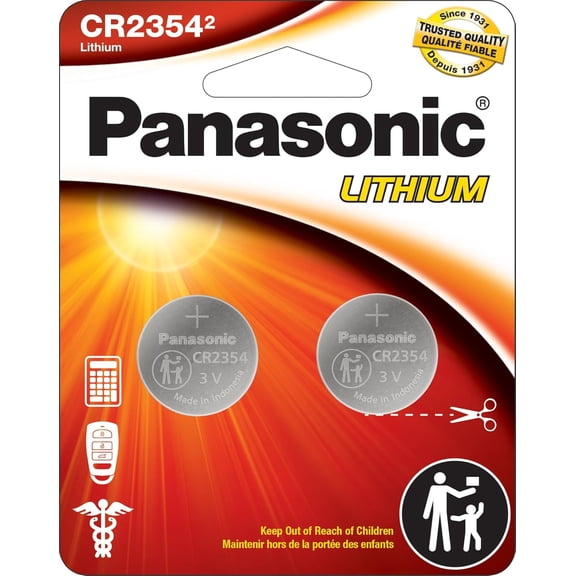 Panasonic CR2354 3.0 Volt Lithium Coin Cell Batteries
