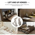 Voiceine 1 Pair Lift And Up Hinge Spring Loaded Hinge Lid Support