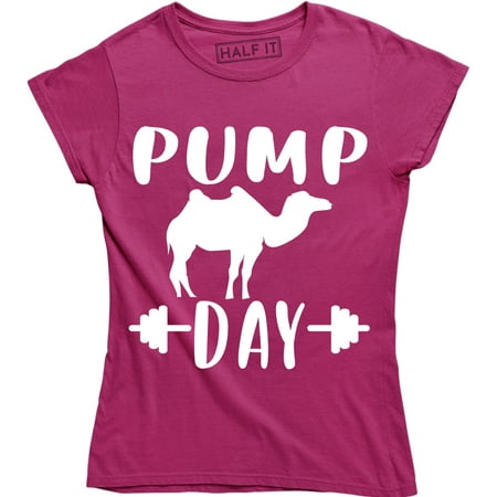 Pump Day WooHoo Graphic Workout Gym Fitness Women's T-Shirt