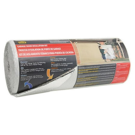 M-D 43157 Single Garage Door Insulation Kit, 40 ft L x 22 in W, Silver/White