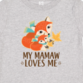 thumbnail image 4 of Inktastic Mamaw Loves Me Grandchild Fox Boys or Girls Baby T-Shirt, 4 of 5