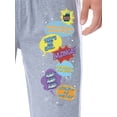 thumbnail image 2 of The Big Bang Theory Mens' Bazinga! Comic Sayings Jogger Pajama Pants, 2 of 5