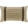 thumbnail image 2 of Madison Park Palmer Full 7 Piece Faux Suede Comforter Set in Natural, 2 of 12