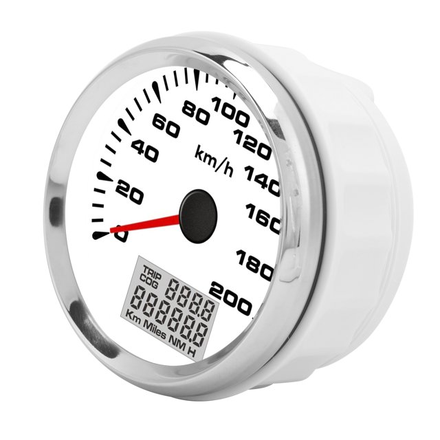 Instrumento de velocidad LCD, velocímetro GPS analógico de 85 mm, velocímetro COG, velocímetro GPS, muy recomendado