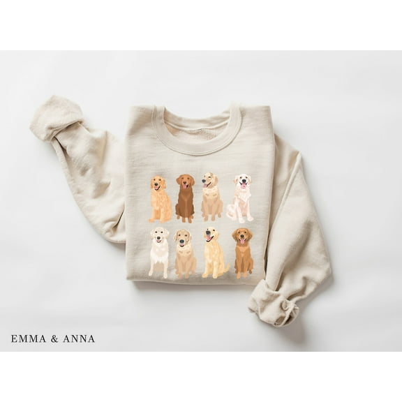Golden Retriever Sweatshirt, Golden Retriever Sweater, Dog Lover Gift, Dog Mom Shirt