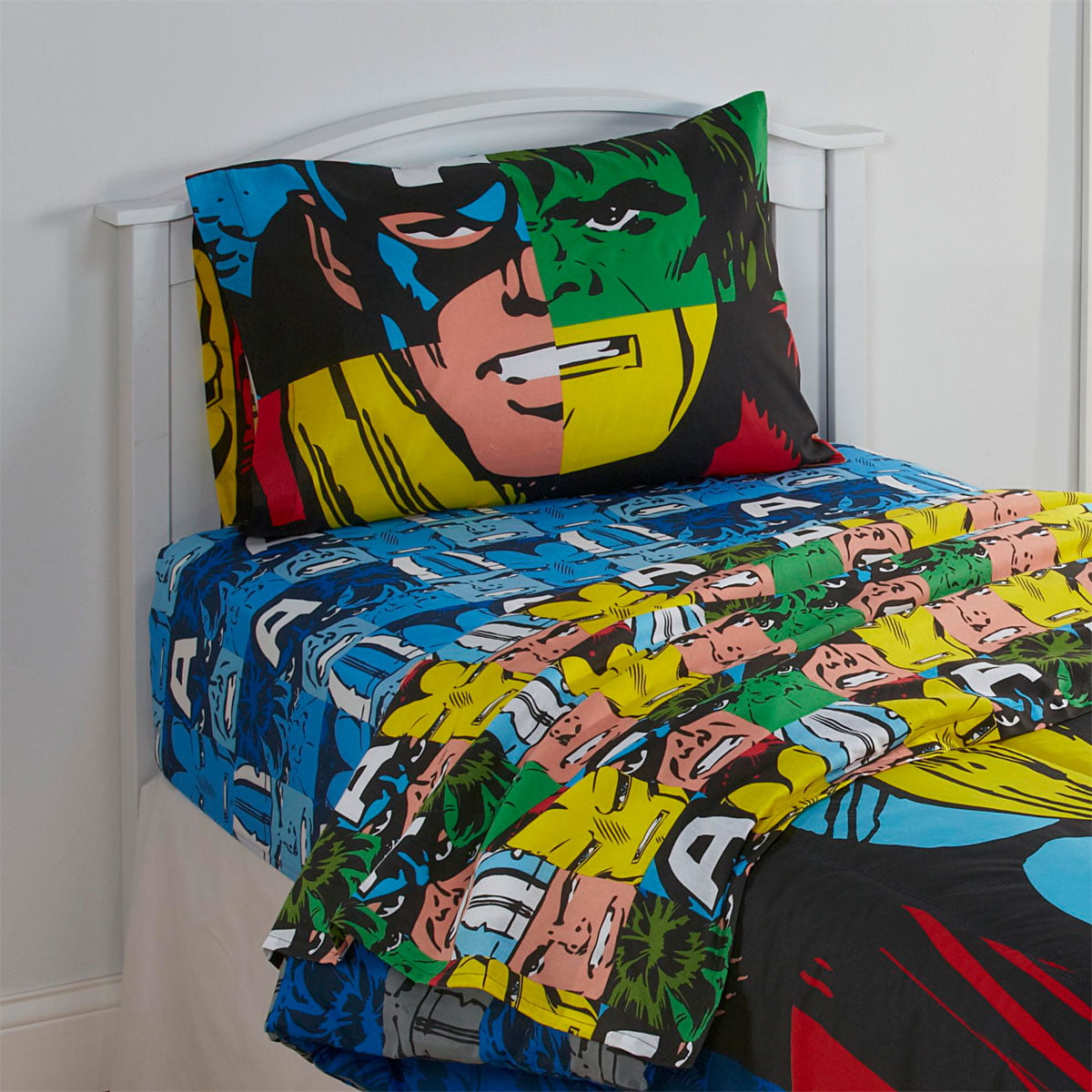 Marvel Comics Classic Avengers 3pc Twin, Marvel Twin Bed