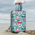 thumbnail image 7 of Fuzoiu Dogs With Swimming Print Suitcase Cover,Washable Luggage Covers for Suitcase,Elastic Luggage Protector Cover,Scratch Resistant Travel Suitcase Covers-Small, 7 of 7