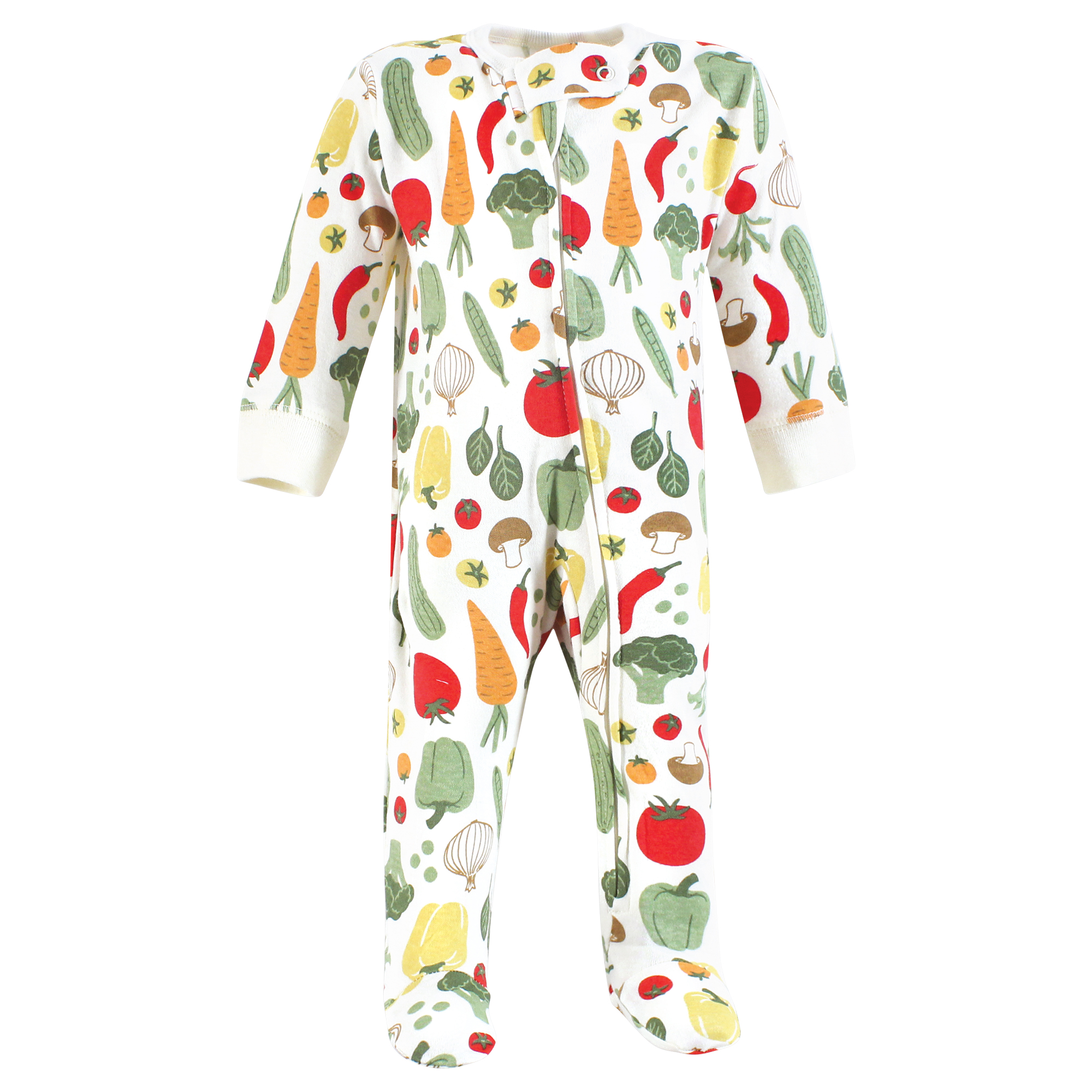 Touched by Nature Unisex Baby Organic Cotton Sleep and Play, Farmers Market, 6-9 Months