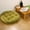 Green, variant on Bxaolu 1Pack Soft Round Chair Pad Non Slip Padded Chiar Cushion Soft and Comfortable Seat Cushions for Kitchen Dining Office Chairs (Yellow ,16"x16"x2")