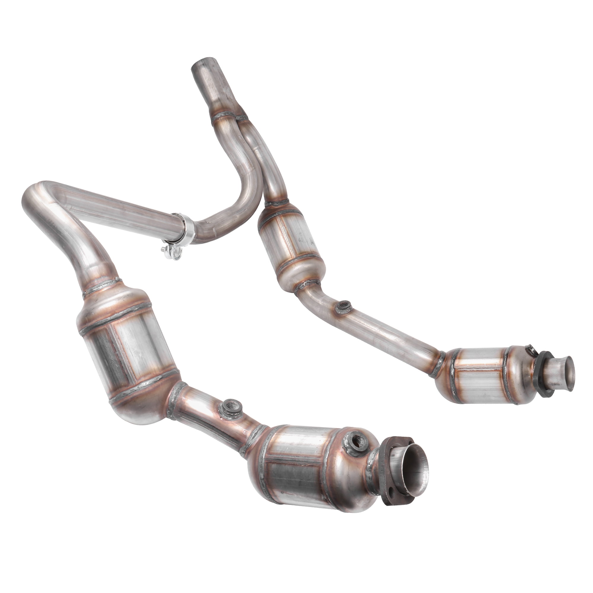 Stainless Steel Catalytic Converter Y-Pipe For 2007-2009 Jeep Wrangler JK 3.8L 2 thumbnail image