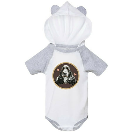 

Inktastic English Springer Spaniel Cocker Spaniel Gift Baby Girl Bodysuit