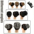 thumbnail image 6 of Meetitsneeds Bun Extension Hair Clips, Bun Extension Clips for Women, Claw Clip Messy Piece Bun Clip With Claw, Wave Curly Hairpieces for Daily Wear (SW283-1B), 6 of 7
