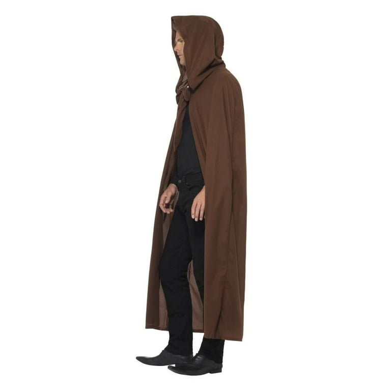 Gravekeeper Hooded Cloak Adult Brown Gravekeeper Hooded Cloak Adult Brown