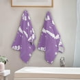 thumbnail image 4 of GZHJMY Lavender Soft Hand Towels, 2 Pcs Absorbent Bath Towel Decorative Fingertip Towels for Bathroom Gym Spa Hotel Beach Swimming Pool,14.4"x 28.3", 4 of 7