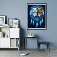 thumbnail image 7 of Diamond Art Kit for Adults, Wolf Dreamcatcher Blue Feathers Diamond Painting for Adults Beginners, 5D DIY Diamond Art Painting Kits, Colorful Diamond Painting Craft for Home Decor 12x16, 7 of 7