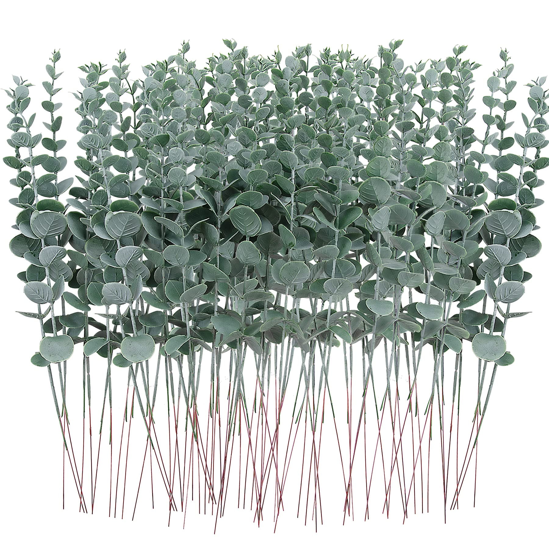 New for summer! Cumka 72 Pcs Eucalyptus Stems Artificial Greenery Stems