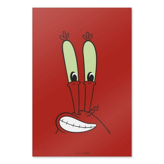 SpongeBob Mr. Krabs Face Wall Art Picture Paper Poster Décor Home Decoration