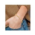 thumbnail image 4 of 10K Yellow Gold Twisted Polished Bracelet Bangle, 4 of 4