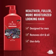 Old Spice Night panther Shampoo for Men, Healthier, Fuller, More Moisturized Looking Hair, 21.9 oz