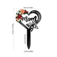 thumbnail image 2 of Metal Garden Decor Grave Markers for Cemetery Black Metal Yard Art Outdoor Lawn Garden Memorial Stake, 2 of 7