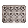thumbnail image 4 of Molde Para Hornear De Acero Al Carbono De 12 Cavidades Molde Con 3 Patrones De Flores Calor Para Hacer Postres Fácil Desmoldar Superficie Lisa Accesorio Para Bandeja Para Hornear En La Cocina Scienceny HA015790-00, 4 of 6