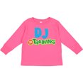 thumbnail image 3 of Inktastic DJ in Training Boys or Girls Long Sleeve Toddler T-Shirt, 3 of 5