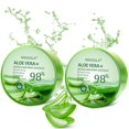 thumbnail image 1 of Gel de aloe vera Aero Zen 590 ml, 98% puro para rostro, piel, cuero cabelludo y cabello, 1 of 7
