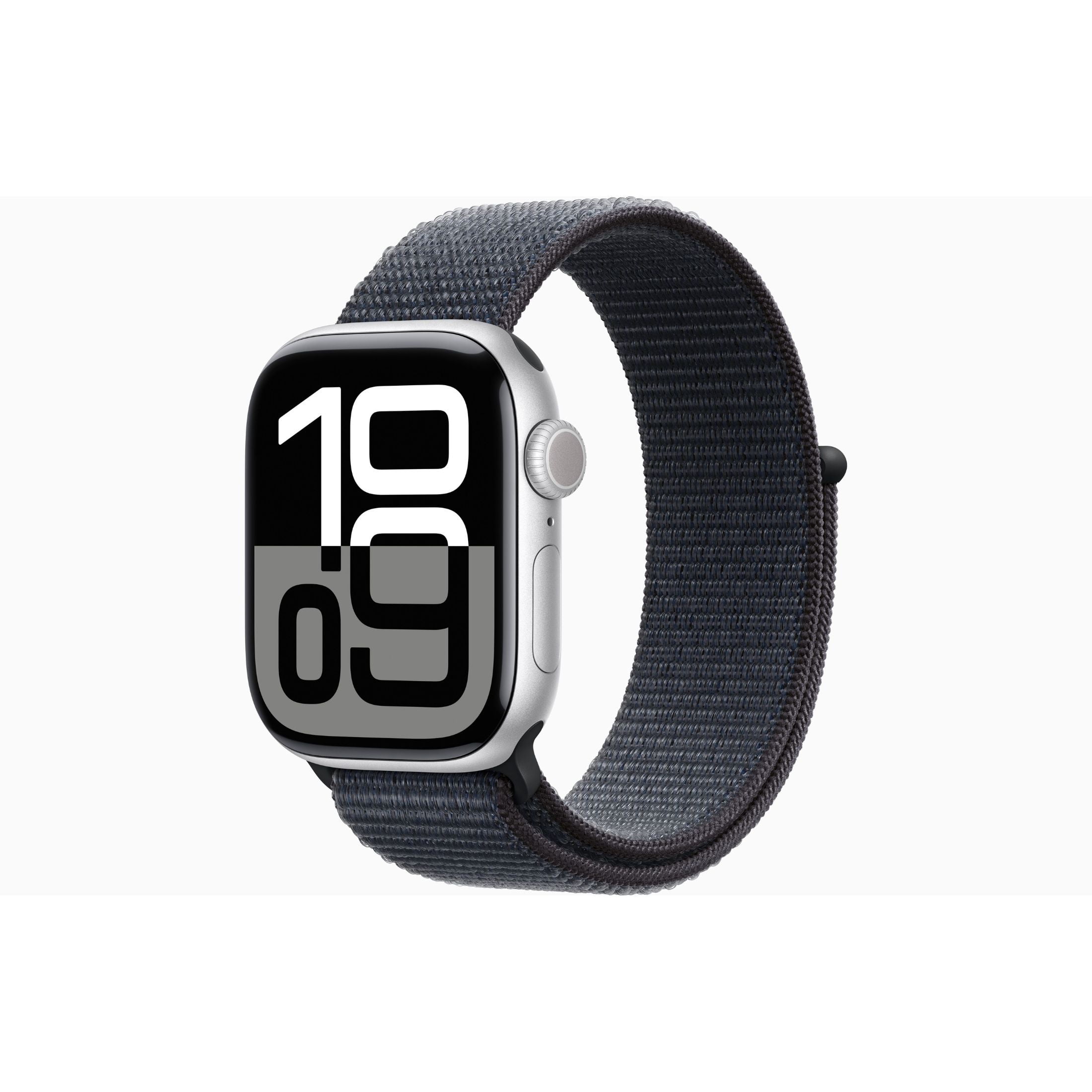 Pre-Owned Apple Watch Series 10 GPS + Cellular 46mm Aluminum Case with Sage Sport Loop - Silver