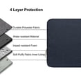 thumbnail image 4 of Funda para portátil Huawei Matebook 14 14s D14 Xpro 13,9 14,2 pulgadas 2022 Funda D15 Funda para Honor MagicBook 14 V14 X14 15,A-11inch 300x220x20,gris claro, 4 of 5