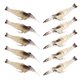 thumbnail image 1 of Cebos blandos para camarones y langostinos, paquete de 10, accesorios ideales para pescadores, señuelos de pesca de PVC blanco que brillan en la oscuridad, 1 of 4