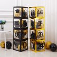 thumbnail image 3 of CSChome Balloon Box Balloon Box Set Transparent Easy to Assemble High School Graduation Clear, 3 of 7