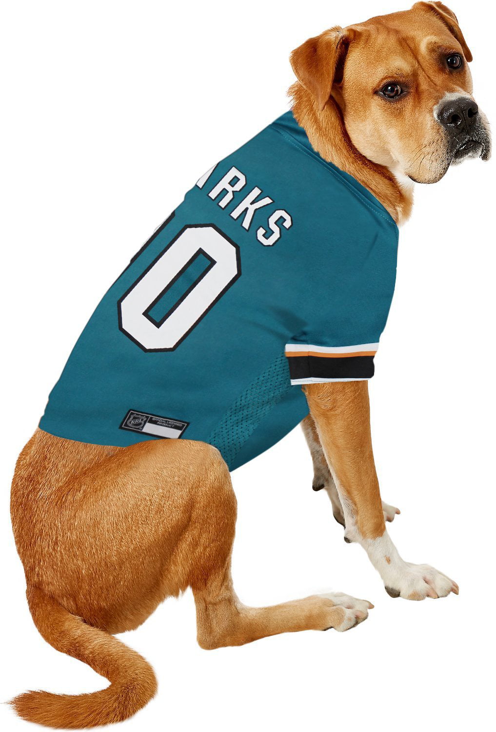 Pets First NHL San Jose Sharks Mesh Jersey for Dogs and Cats - Licensed 