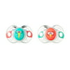 Tommee Tippee Fun Style Pacifier - 6-18 Months - 2 Pack - Blue-Red/Bird