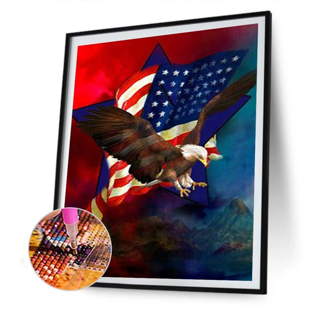 Cuadros Decorativos Kit de pintura de diamante 5D DIY Animal Square Diamond Mosaic Picture Art Ehuebsd embutido en tela