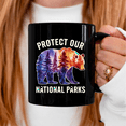 thumbnail image 4 of Protect Our National Parks Smokey Resist Bear Forest Outdoor Mug For Coffee Lover, Funny Ceramic Mug 11Oz-15Oz, 4 of 5