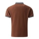 thumbnail image 4 of Gibobby Camisas Tipo Polo para Hombre Polo de piqué de algodón elástico sólido de Manga Corta Camisa de Polo para Hombre(Café,G), 4 of 5