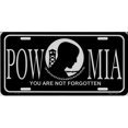 thumbnail image 1 of POW MIA You Are Not Forgotten Metal License Plate, 1 of 1