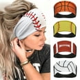 thumbnail image 3 of TELOLY 4Pcs Sweat Band,Sports Print Headbands,Polyester Head Bands for Women, 3 of 5