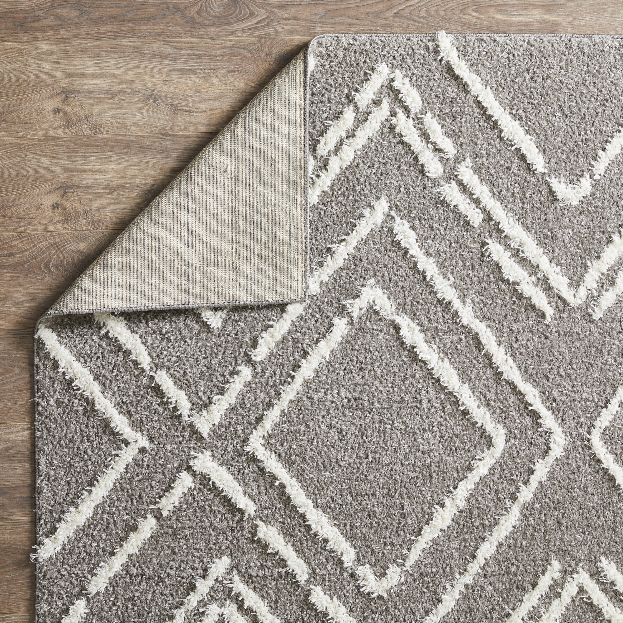 Loomaknoti Vemoa Armeley 9' x 12' Gray Geometric Indoor Area Rug