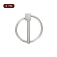 thumbnail image 3 of 4Pack 1/8" x 1" Linch Pin with Ring, Stainless Steel Round Linch Pins, Silver, 3 of 7