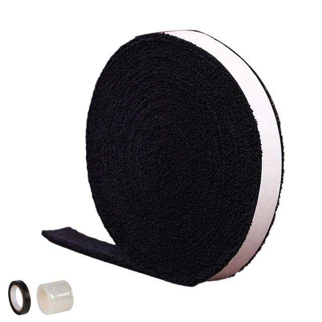 5m Polyester & Rubber Badminton Racket Grip Tape, Non-Slip Sweatband Overgrip for Tennis Players, Durable & Enhanced Control Accessories
