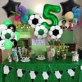 thumbnail image 7 of Soccer Party Decorations, Soccer Foil Balloons, Number 5Foil Balloons for Kids Soccer Fans Birthday Party, Soccer Game Day Party Decorations, 7 of 7