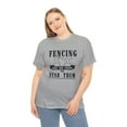 thumbnail image 4 of Fencing Make New Friends Shirt, Fencer T-shirt Gift, En Garde Tee - ID: 816, 4 of 7