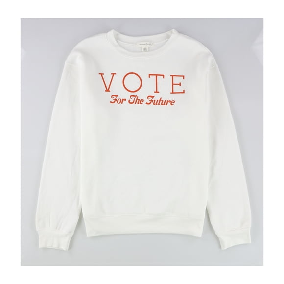 Treasure & Bond Womens Vote For The Future Sweatshirt ivory M